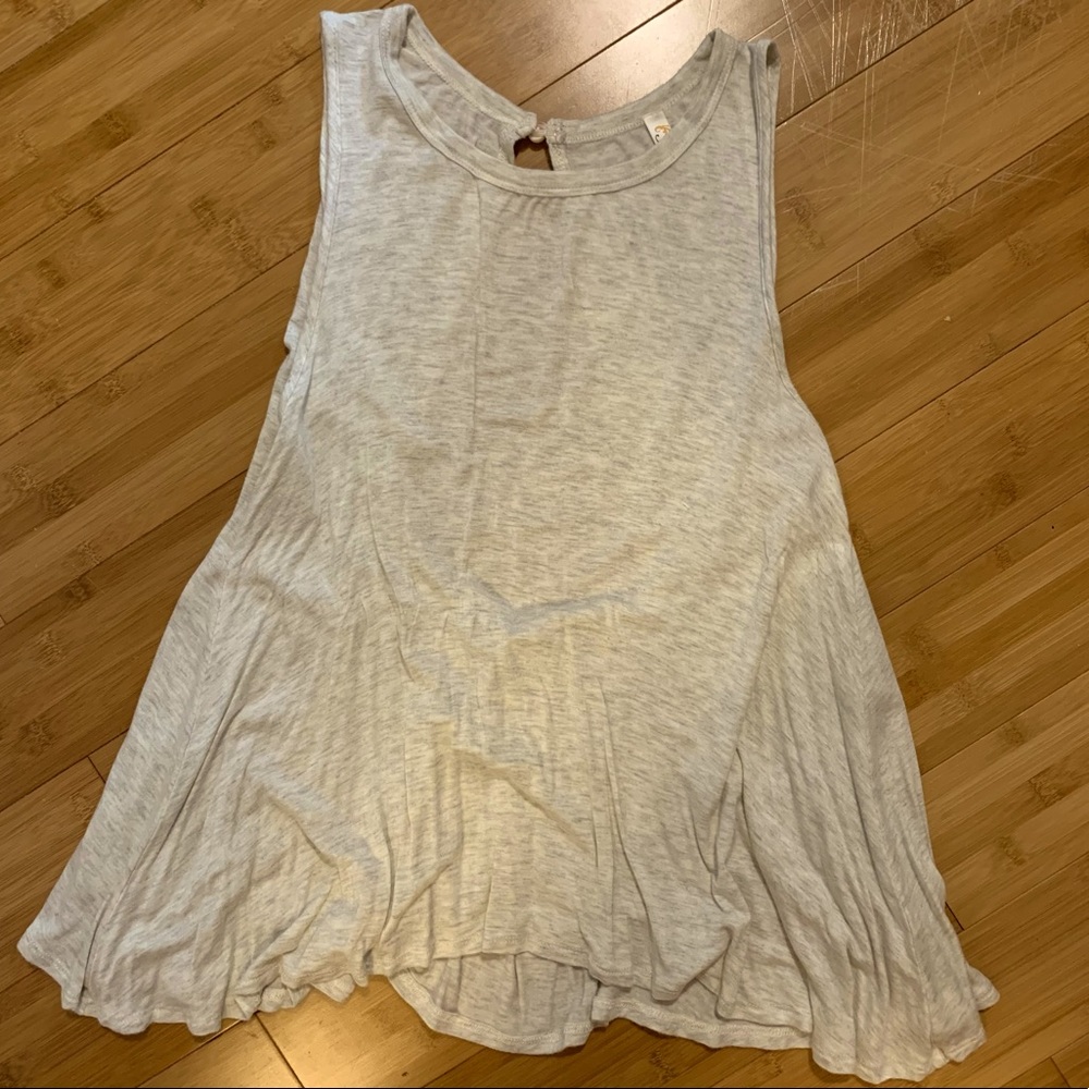 Heathered Open Back Tank